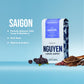 Nguyen Coffee Supply Dark Roast Premium Ground Coffee, Saigon Robusta & Arabica Blend, 12 oz Bag, Low Acid, High Caffeine