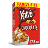 Kelloggs Krave Cold Breakfast Cereal, Kids Cereal, Family Breakfast, Family Size, Chocolate, 17.3oz Box (1 Box)