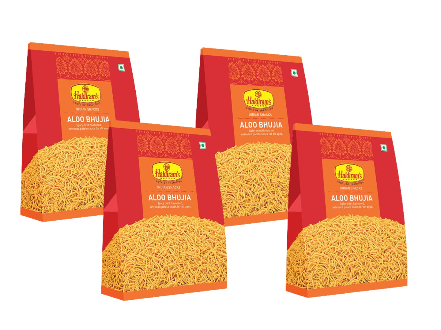 Haldirams Nagpur Aloo Bhujia, 400 g (200 g x Pack of 2)