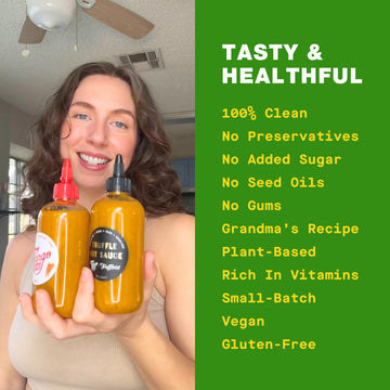 Hot Tango – Scotch Bonnet & Habanero Hot Sauce – Carrot-Based, Spicy & Tangy – Vegan, Gluten-Free, Clean Ingredients – 8 Oz Bottle