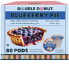 Double Donut Blueberry Coffee in Single Serve Pods, Flavored Coffee For the Keurig K Cups Brewer, 80 Cups