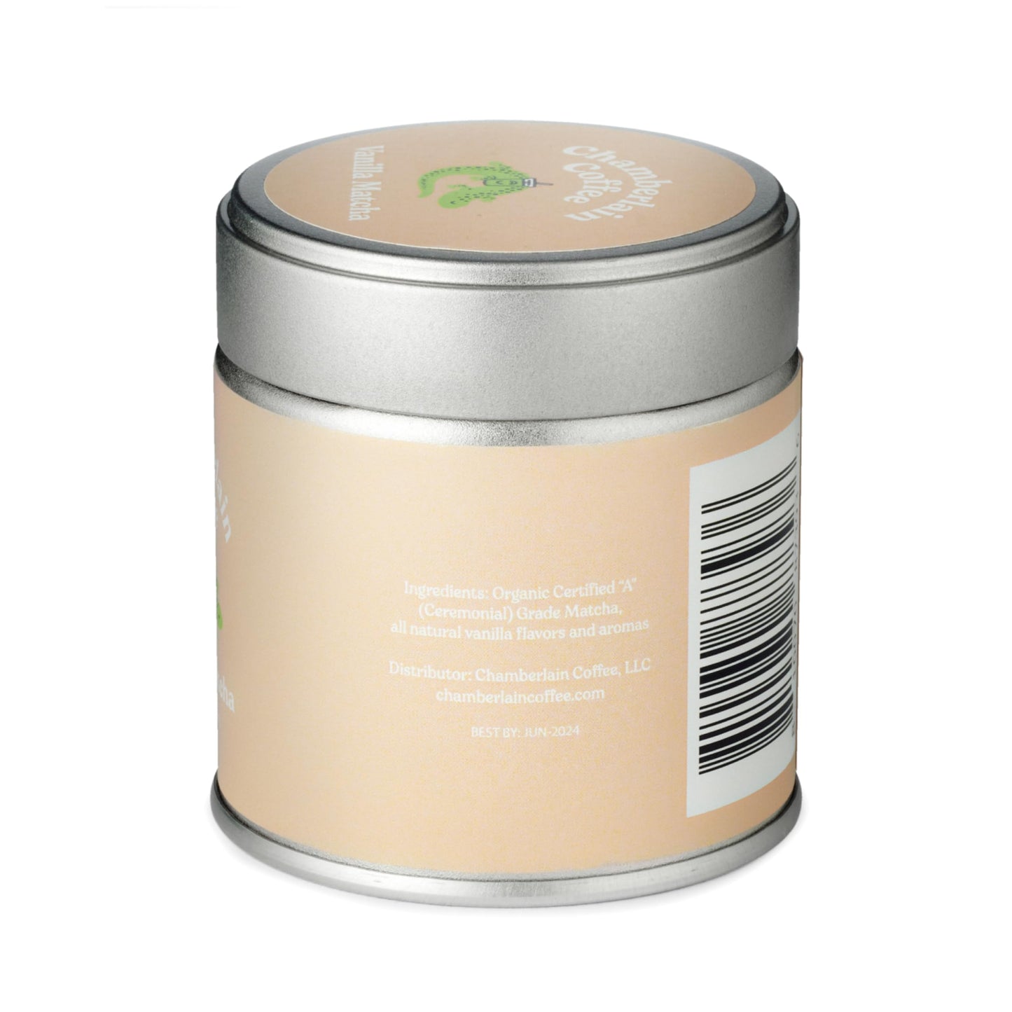 Chamberlain Coffee Vanilla Matcha Green Tea Powder - Madagascar Vanilla + Ceremonial Grade Matcha - Hot Or Iced - Organic, Vegan