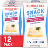 BUMBLE BEE Snack On The Run! Rosemary, Garlic & Sea Salt Tuna Salad with Crackers Kit, High Protein Snack Food, Canned Tuna, Hea