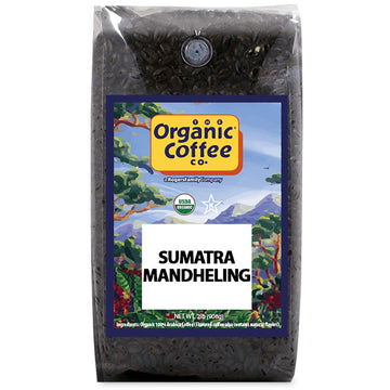 The Organic Coffee Co. Whole Bean Coffee - Sumatra Mandheling (2Lb Bag), Medium Roast, Usda Organic