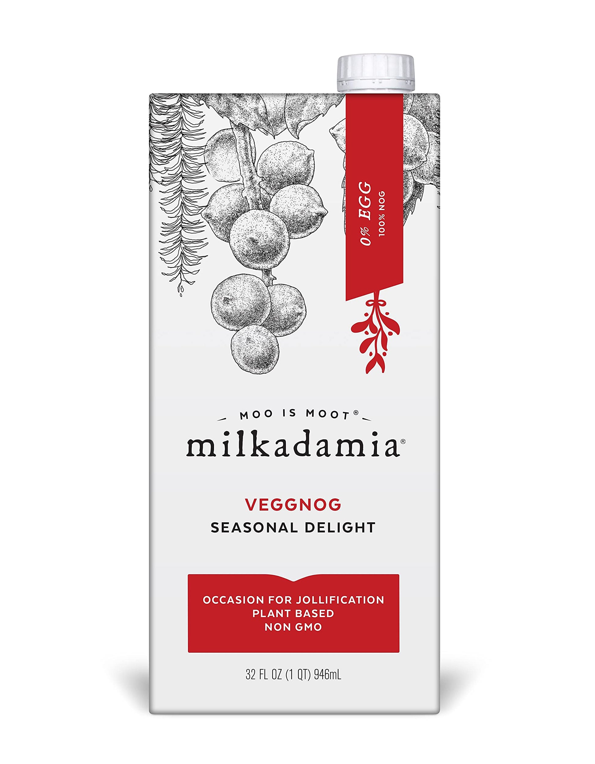 Mlkdmia Veggnog ( 6 X 32 Oz   )