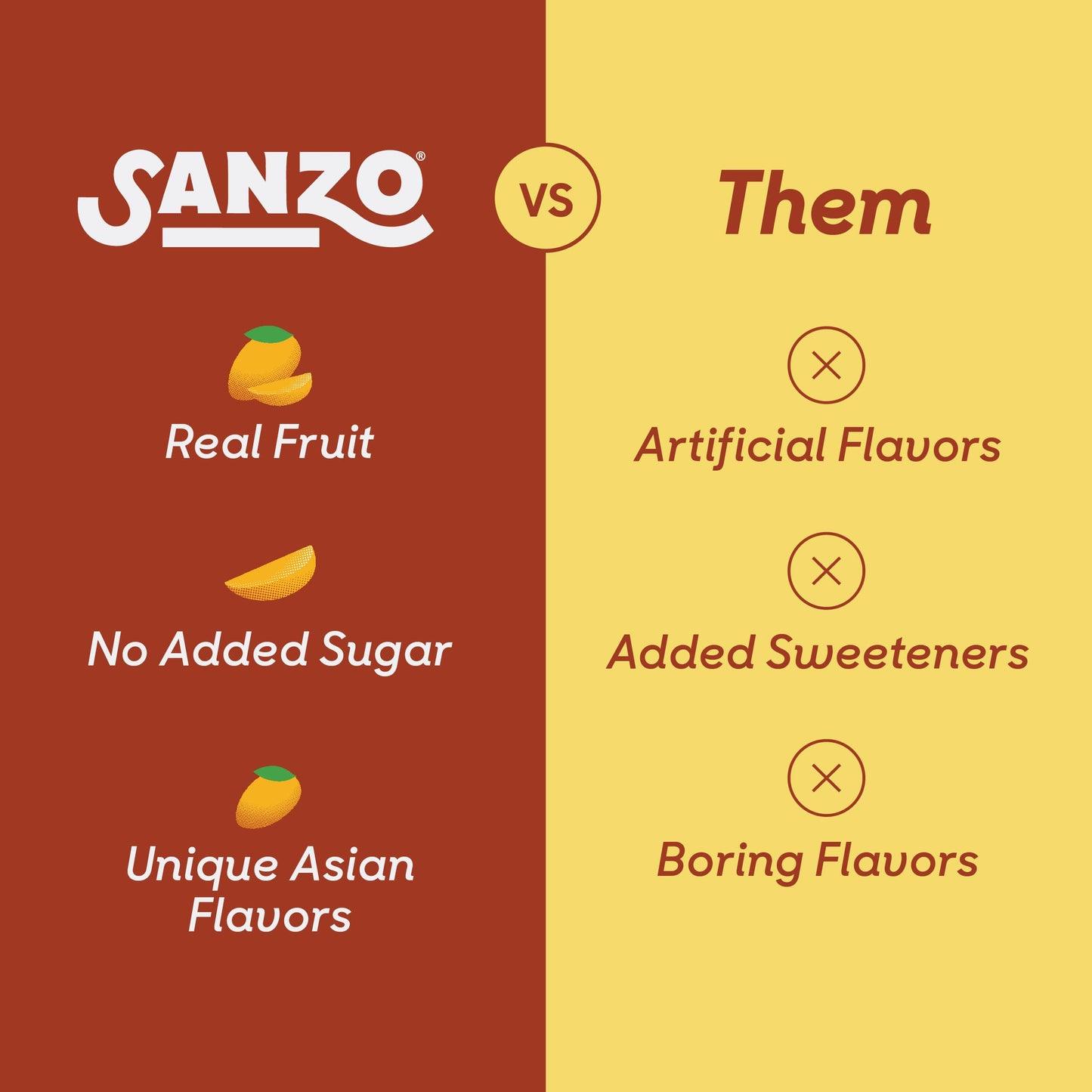 Sanzo Flavored Sparkling Water - Mango (Alphonso), 12-Pack - Carbonated Drink Made With Real Fruit & Sugar-Free - Non-Gmo, Glute