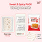 Yopokki Instant Tteokbokki Pack (Sweet Mild Spicy, Pack Of 2) Korean Street Food With Sweet And Moderately Spicy Sauce Topokki R