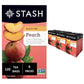 Stash Peach Black Tea, 20 Count (Pack of 6), 120 Tea Bags Total, Model 08255