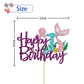 Roadsea Mermaid Happy 1St Brithday Cake Topper - Under The Sea Theme Girl Kid First Birthday Cake Supplies/Ocean World One Merma