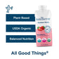 Kate Farms Organic Nutrition Shake, Strawberry, 16g Protein, 27 Vitamins & Minerals, 11 Fl Oz (Pack of 6)
