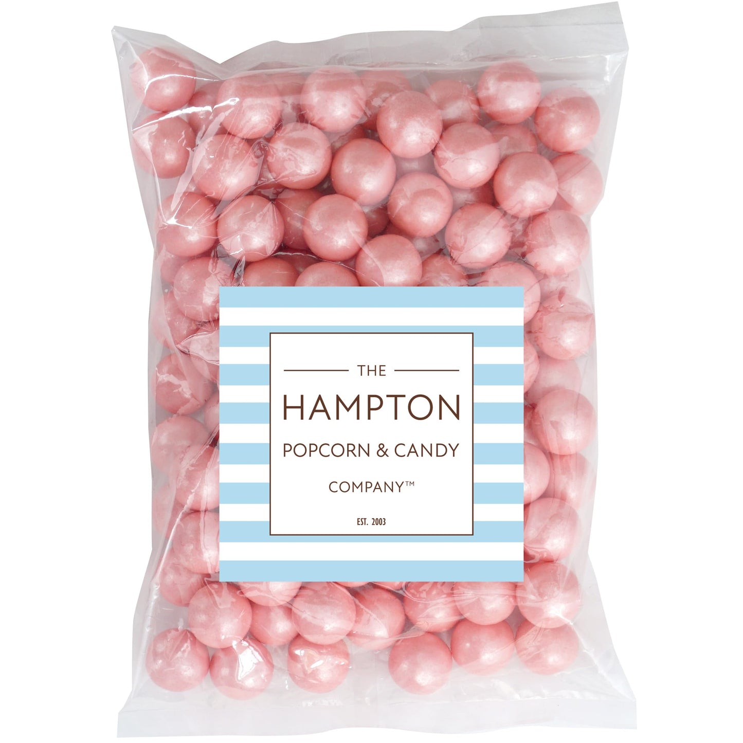 Pink Shimmer Gumballs 1 Inch Gumballs, 2 Pound Bulk Pink Candy (Approx. 110 Pieces), Pink Candy, Gumballs 1 Inch Pink Shimmer, T