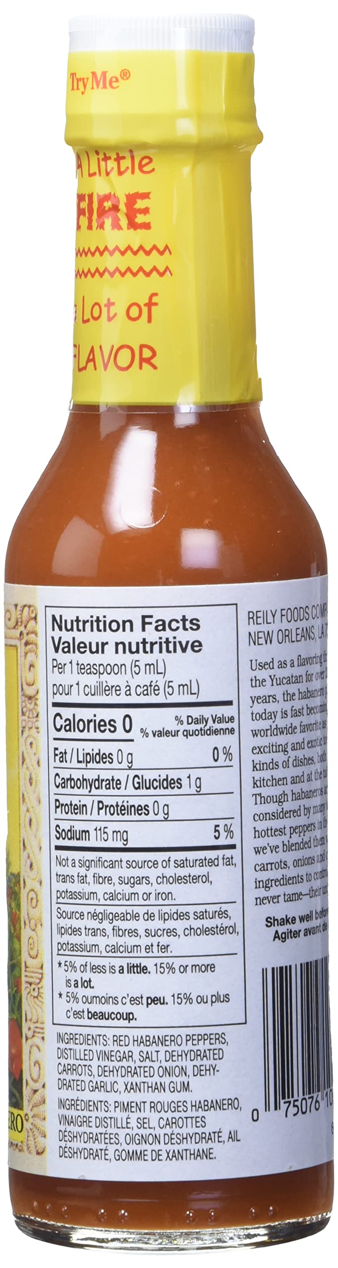 Try Me Yucatan Sunshine Habanero Pepper Sauce, 5 Ounce Bottle (Pack of 1)