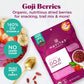 Goji Berries Organic 8 Ounces ( 3-Pack)