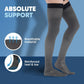 5Xl Plus Size Compression Thigh High Socks For Men 20-30Mmhg - Mens Wide Graduated Compression Stockings Hose For Improving Circ