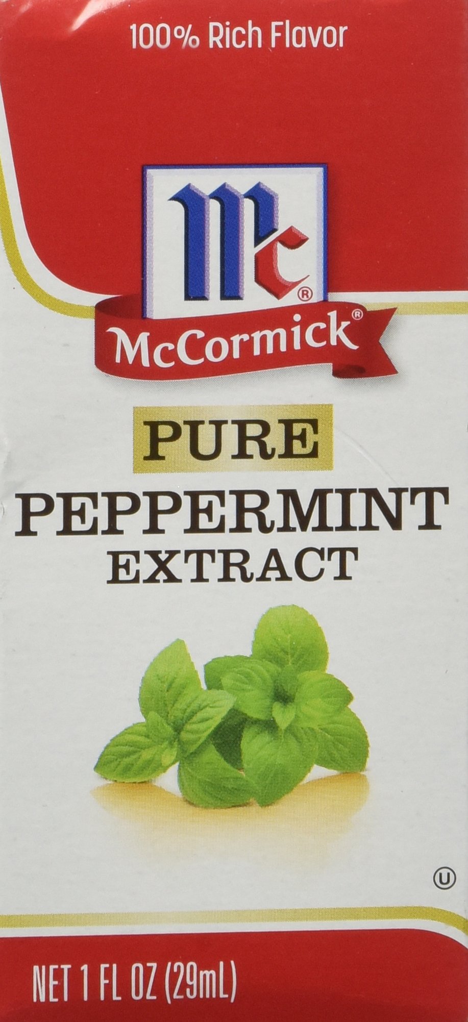 McCormick Pure Peppermint Extract, 1 Fl Oz, No Artificial Colors, Model 069302