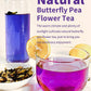 TeeLux Butterfly Pea Flower Tea, Non-GMO, Dried, 3.5 Oz