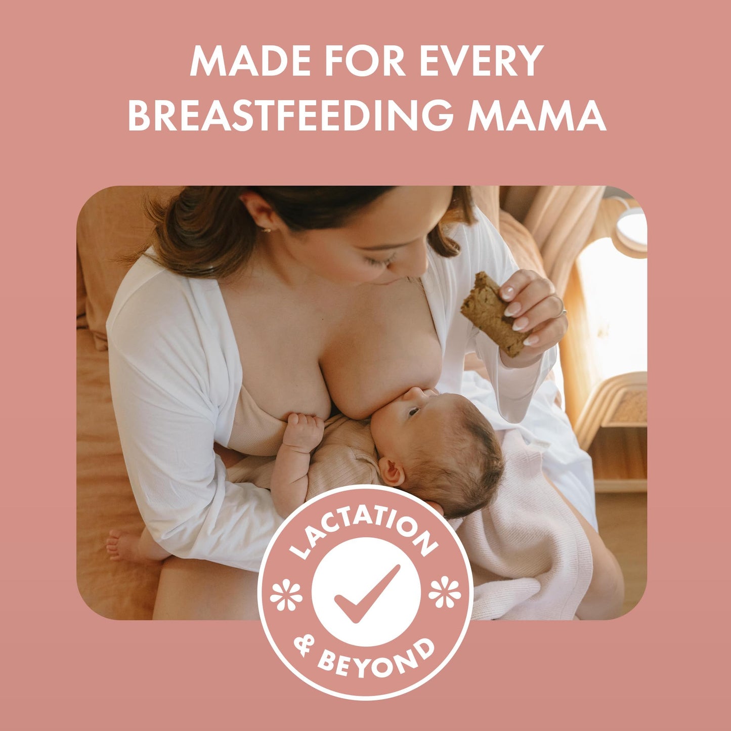 Boobie Bar Superfood Peanut Butter Lactation Bar For Breastfeeding Moms To Increase Milk Supply | #1 Selling Lactation Snack Bar