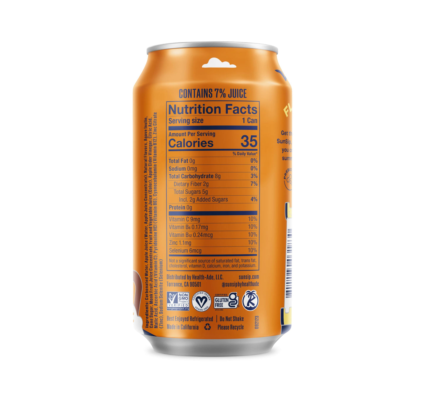 Health-Ade SunSip Prebiotic Soda Root malt-inspired - Gut-Healthy Beverage, 11.5 oz (12 Pack), Naturally Sweetened, 35 Calories, 5g Sugar