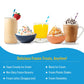 ColdSnap Chocolate Non-Dairy Frozen Protein Shake Pods - Creamy, Plant-Based Protein Shake Made in MInutes- 12g of Pea and Rice