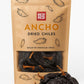 RICO RICO Dried Ancho Chile Peppers 8 oz - Premium Ancho Chiles Secos for Authentic Mexican Recipes - Mild to Medium Heat, Resea