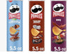 Pringles Potato Chips Trio Variety Set 5.5oz - 3 cans (Carolina Pulled Pork BBQ, Texas Brisket, BBQ)