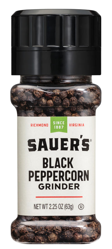 Sauer's Black Peppercorn Grinder, 2.25 Ounce (Pack of 1)