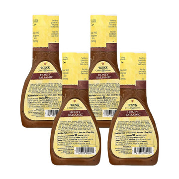 Ken'S Steak House Chef'S Reserve Honey Balsamic Dressing, 9 Oz (Pack Of 4)