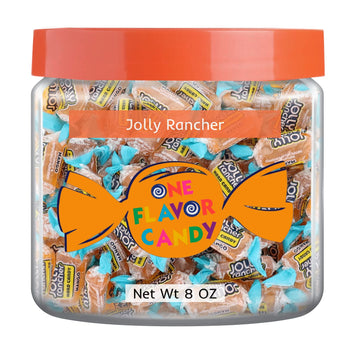 Jolly Rancher World'S Best Flavored Fruit Hard Candy Bulk Candies In Jar Tasty Yummy Perfectly Delicious Time (Mango, 8Oz)