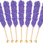 Buffalo Bills Grape (Purple) Rock Candy On A Stick (36-Ct Tub Purple Rock Candy Crystal Sticks)