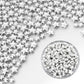 Dazzjoy Edible Silver Star Sugar Sprinkles, 4.23oz, Mix Size, Candy Star Sprinkles for Cake Decorations and Cupcake Toppers, Ice