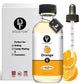 Dolce Flav Natural Orange Extract - Oil-Soluble, Sugar-Free Concentrated Flavor for Candy & Desserts - 2 Oz.