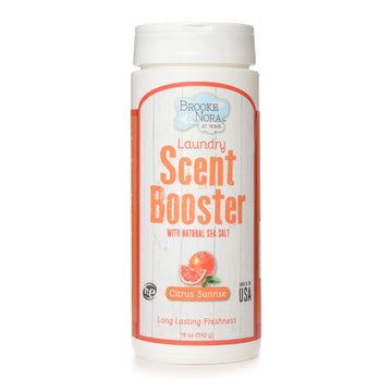 B&N All Natural Brooke & Nora At Home Laundry Scent Booster Made With Natural Sea Salt, Citrus Sunrise, 18 Ounce