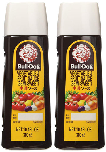 Bull-Dog Chuno Semi-Sweet Sauce 10.1 Fl. Oz. (2 Bottles)