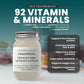 Black Seed Infused Organic Certified Wild Harvested Irish Sea Moss Gel | Immune And Digestive Support | Vitamin Mineral Antioxid