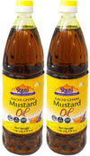 Rani Mustard Oil (Kachi Ghani) 33.8 Ounce (1 Liter) Pack of 2, NON-GMO | Gluten Free | Vegan | 100% Natural | Kosher