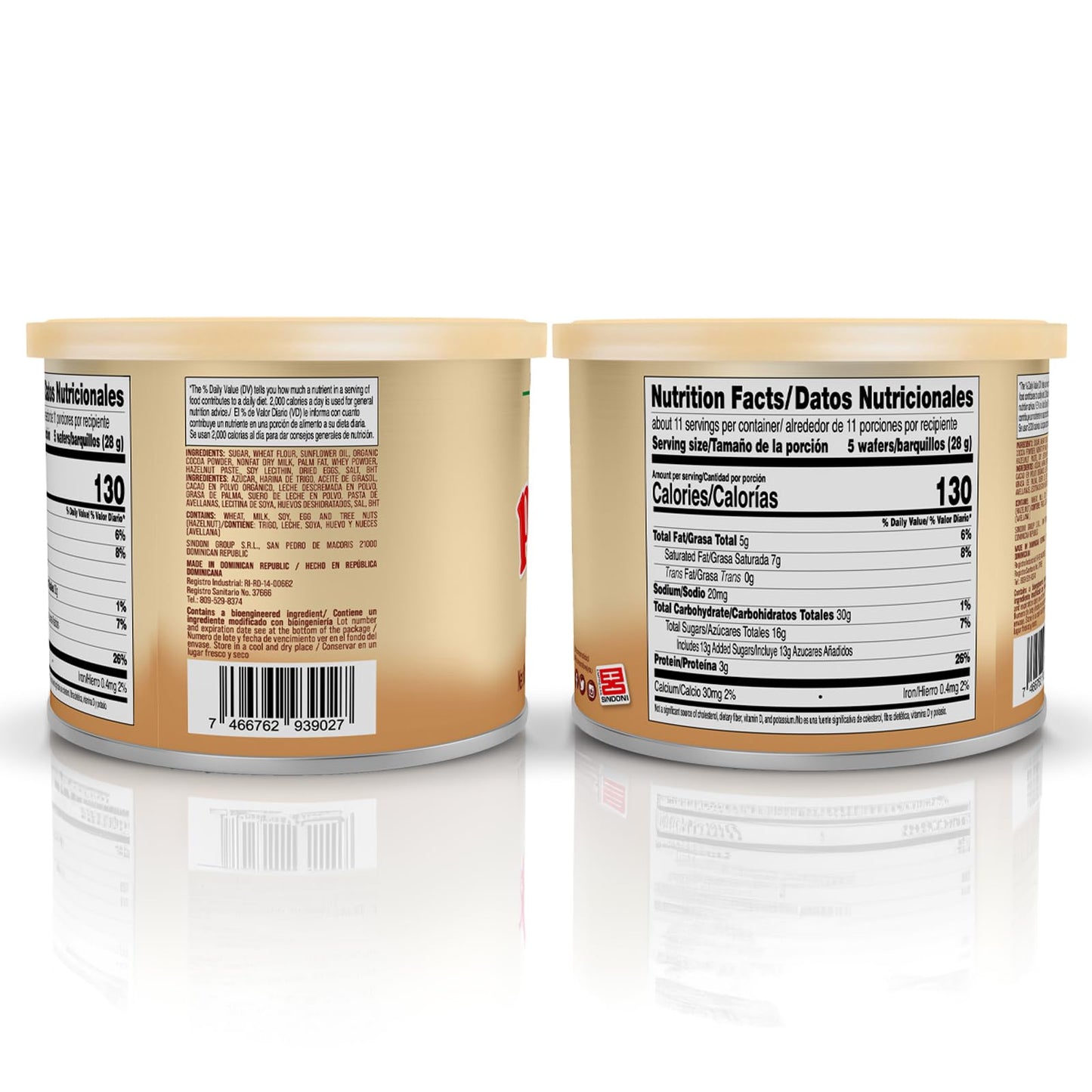 Pirucream Chocolate Hazelnut Wafer, 10.59oz, Pack of 1