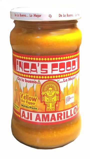 Inca'S Food Aji Amarillo - Yellow Hot Pepper Molido/Paste 10.5Oz - Product Of Peru