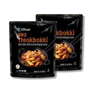 Chung June One O'Food Bbq Tteokbokki, Authentic Korean Rice Cakes, Korean Street Food Snack, Perfect With Cheese And Ramen Noodl