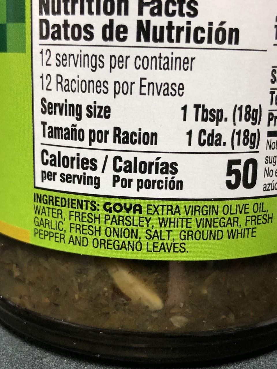 Goya Chimichurri Steak Sauce with Spanish Olive Oil 7.5 oz