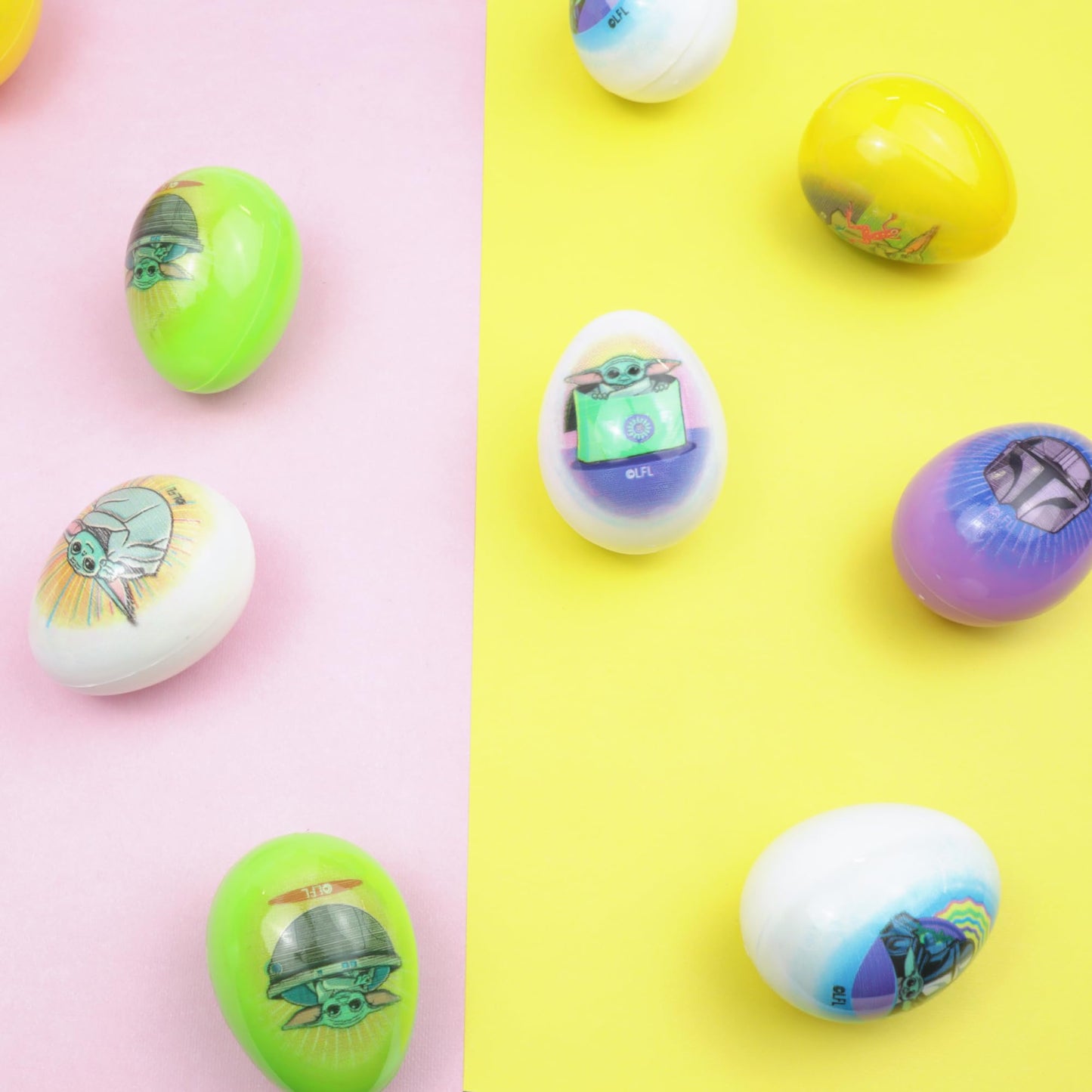 Sweetzo - Pre-Filled Star Wars Easter Eggs, Individual Hard Candy Pouched Inside, Perfect Egg Hunt Supplies, 2.74 Ounces, 28 Tot