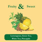 Tadin Pineapple Herbal Tea, Contains Caffeine, 24 Tea Bags Per Box, Pack of 6