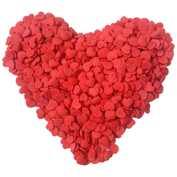 Sentovac Red Heart Confetti Sprinkles Edible Valentine Sprinkles For Cake Decorating Candy Cupcake Cake Topper Cookie Baking Dec