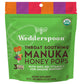 Wedderspoon Organic Manuka Honey Vitamin C Lollipops Variety Pack, 24 Count - No Artificial Flavors Or Dye