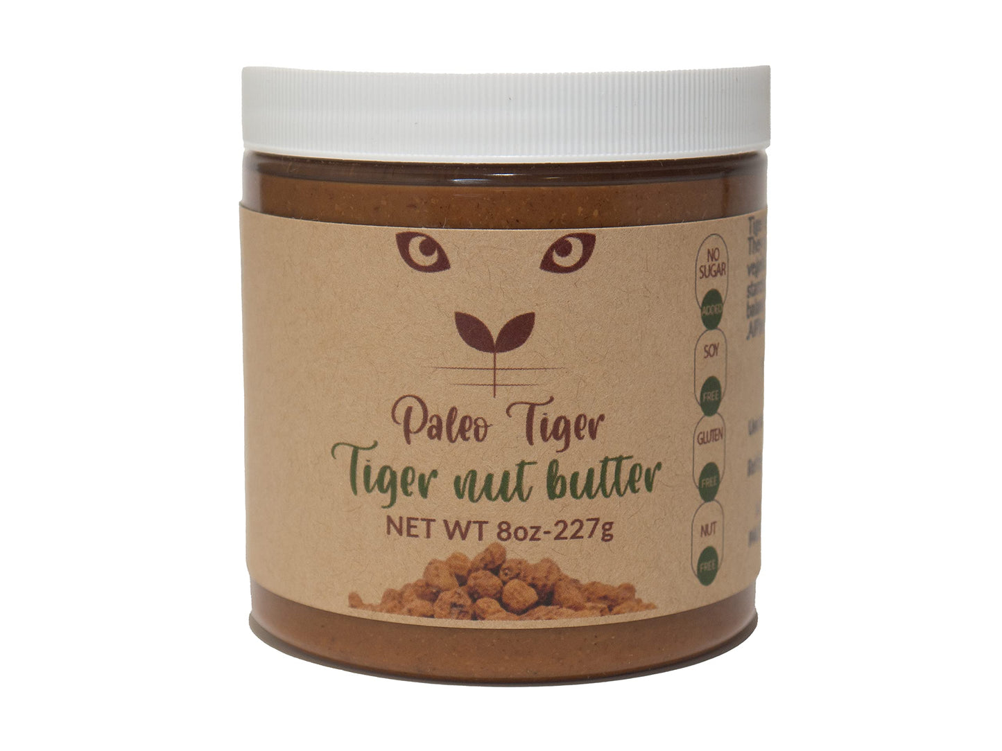 Paleo Tiger Tiger Nut Butter, AIP & Paleo Compliant, Nut Free, 8 Ounces