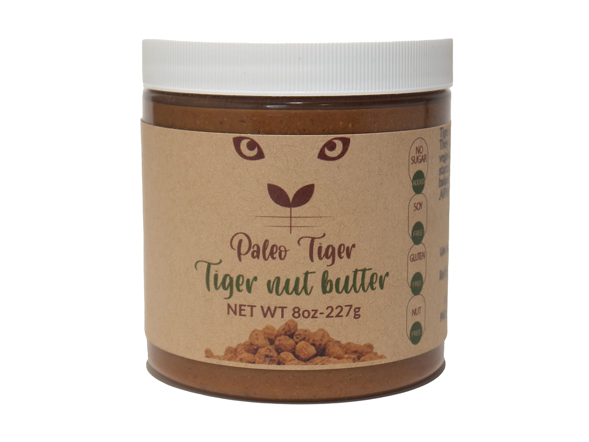 Paleo Tiger Tiger Nut Butter, AIP & Paleo Compliant, Nut Free, 8 Ounces
