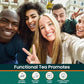 HERBALY Glucose Functional Tea - Organic Plant-Based Tea Bag Pyramids - 30 Count - Gymnema Sylvestre, Ceylon Cinnamon, Bitter Melon