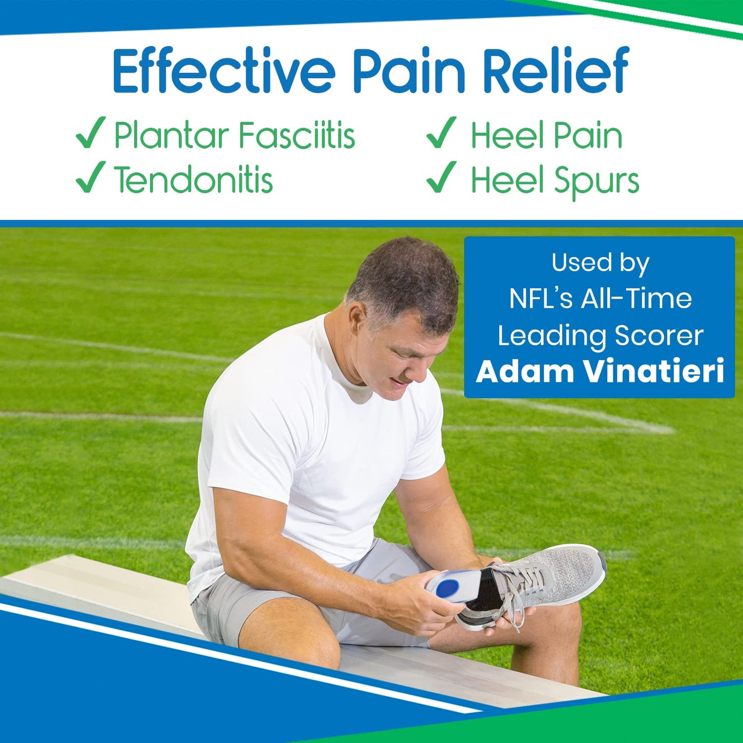 Vivesole Silicone Gel Heel Cups Plantar Fasciitis Inserts (3 Pairs/6Pcs) - Heel Pain Protectors For Men And Women - Gel Heel Pad
