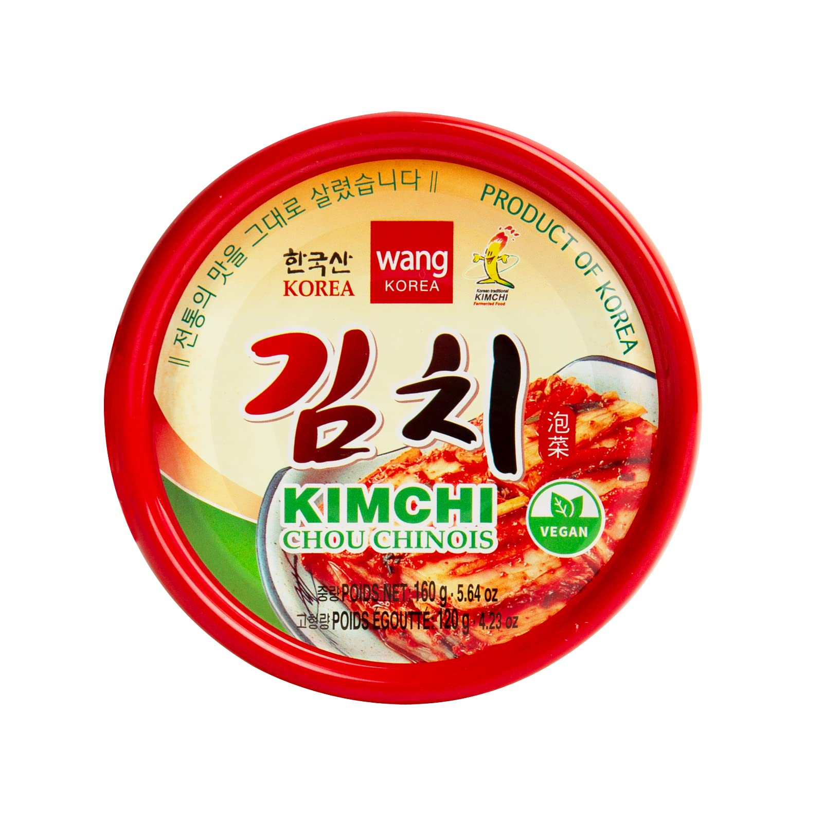 Wang Korean Canned Kimchi, 5.64 Ounce, Pack Of 1