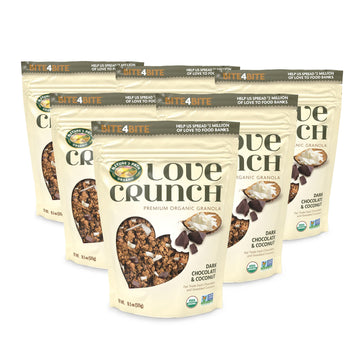 Love Crunch Organic Dark Chocolate Macaroon Granola, 11.5 Ounce (Pack Of 6), Non-Gmo, Fair Trade, By Nature'S Path