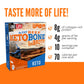 Lonolife - Keto Beef Bone Broth Sticks - 8G Collagen Protein - 4G Fat - Gluten-Free - Keto & Paleo Friendly - Portable Individua